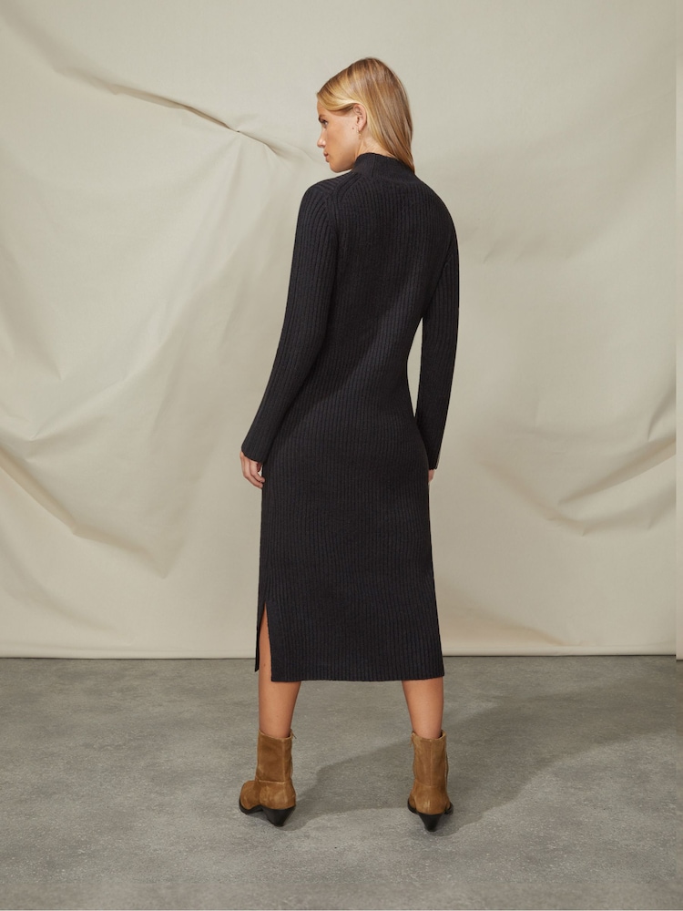 Ro&Zo Turtle Neck Jumper Dress - Image 2 of 5
