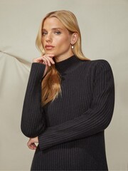 Ro&Zo Turtle Neck Jumper Dress - Image 3 of 5