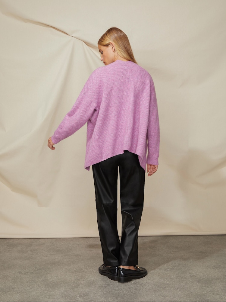 Ro&Zo Black PU Joggers - Image 3 of 4