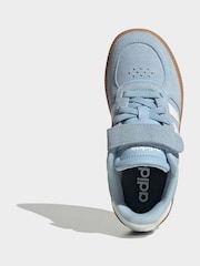adidas Sky Blue Breaknet Sleek Kids Trainers - Image 5 of 10