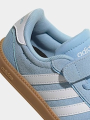 adidas Sky Blue Breaknet Sleek Kids Trainers - Image 7 of 10