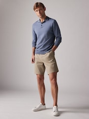 Black/Tan Stretch Chinos Shorts 2 Pack - Image 8 of 17