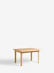 Light Natural Hayford Oak Effect Chevron Extending 4 to 6 Seater Dining Table - Image 7 of 11