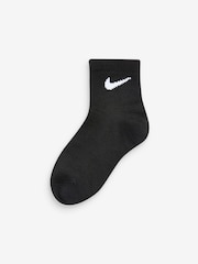 Nike Black Basic Ankle Socks 6 Pack - Image 3 of 7