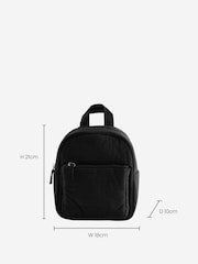 Black Mini Backpack - Image 3 of 6