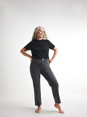 JD Williams Grey Magisculpt Straight Leg Jeans - Image 1 of 5