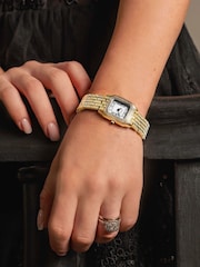 Sekonda Womens Gold Tone Monica 22mm Analogue Watch With Case And Alloy Bracelet With White Dial - Image 1 of 6