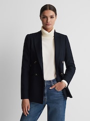 Reiss Cream Alexis Wool Blend Roll Neck Jumper - Image 3 of 6