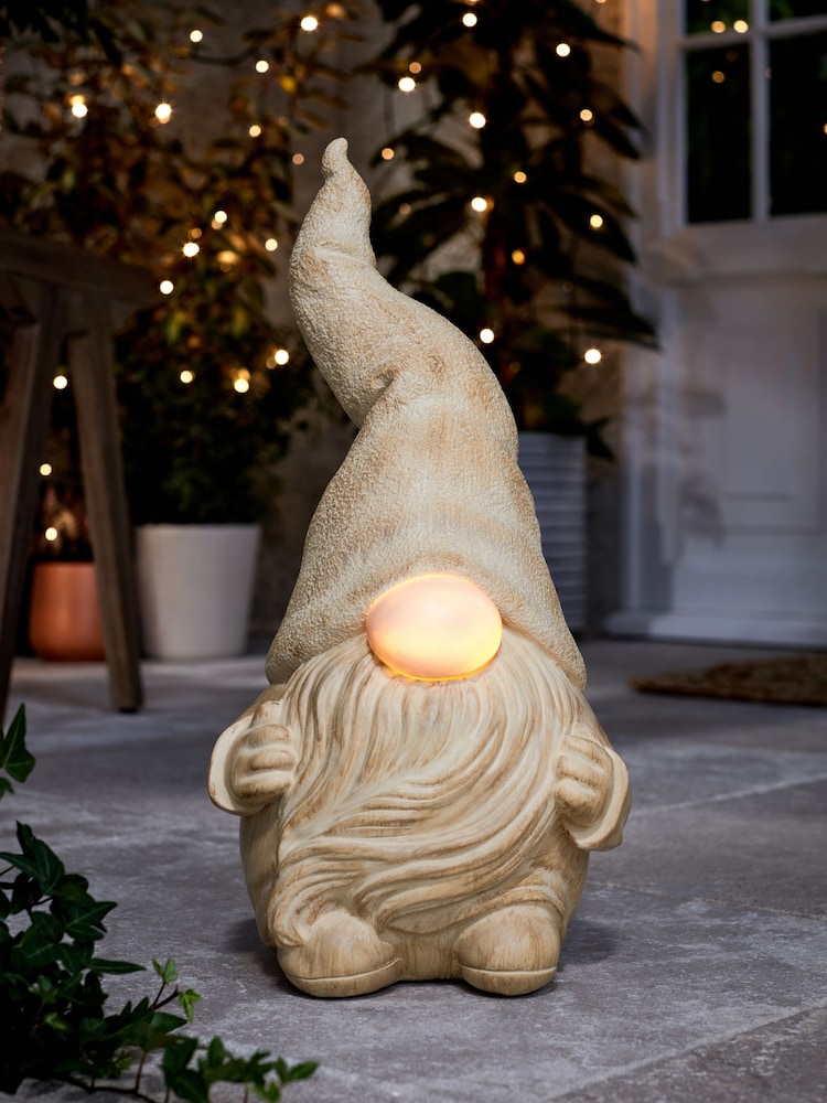 Natural Solar Graham Light Up Outdoor Gonk - Image 1 of 4