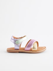 Multi Leather Sandals - Image 3 of 7