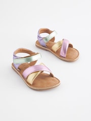 Multi Leather Sandals - Image 4 of 7