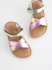 Multi Leather Sandals - Image 6 of 7