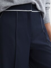 Pantalones de pernera ancha con costuras en contraste Oriel de Reiss - Imagen 4 de 6