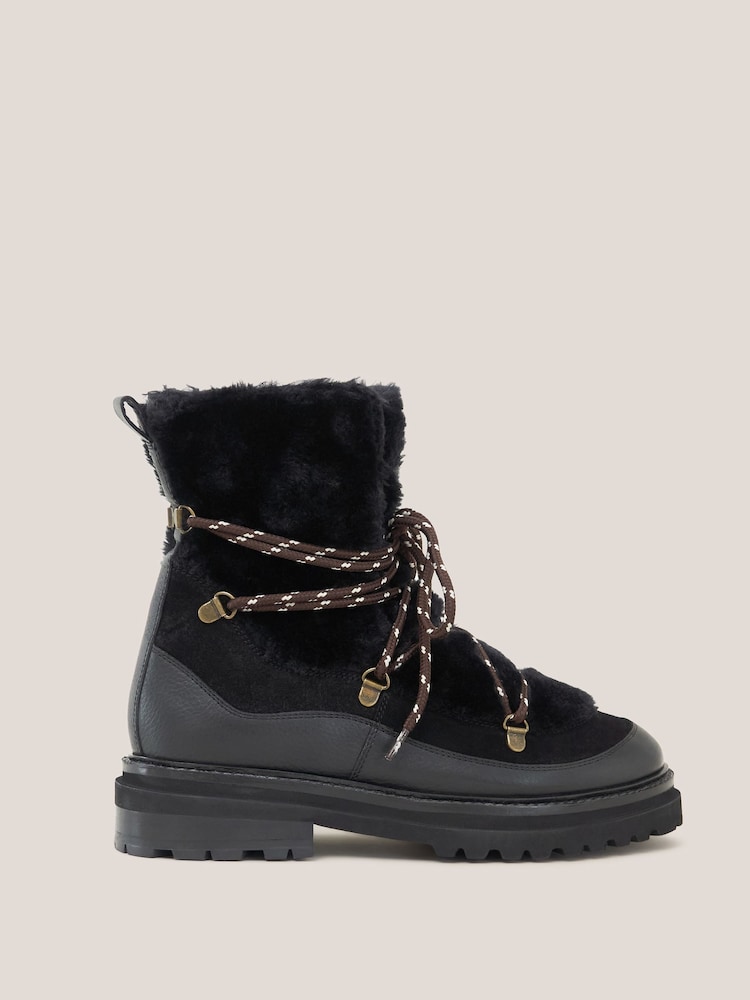 White Stuff Hailey Lace Up Hiker Boots - Image 1 of 4