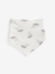 Grey Whale Baby 100% Cotton Bibs 3 Pack - Image 3 of 5