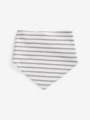Grey Whale Baby 100% Cotton Bibs 3 Pack - Image 4 of 5