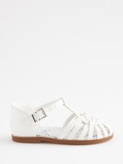 White Fisherman Occasion Sandals - Image 2 of 4