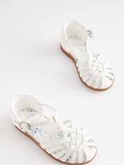 White Fisherman Occasion Sandals - Image 3 of 4