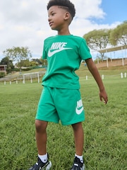 Nike Green Little Kids Club T-Shirt and Shorts Set - Image 1 of 7