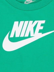 Nike Green Little Kids Club T-Shirt and Shorts Set - Image 6 of 7