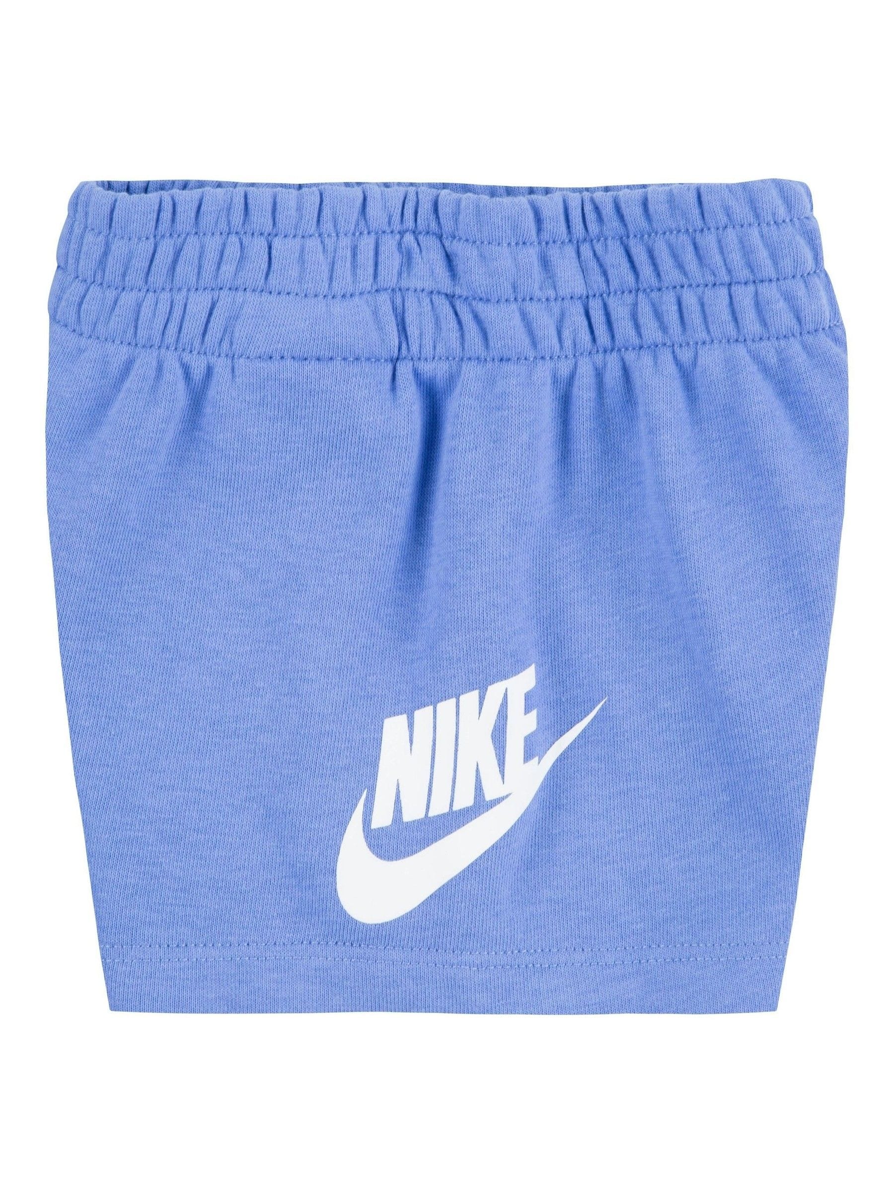 Buy Nike Blue Little Kids Club T Shirt and Shorts Set from Next France