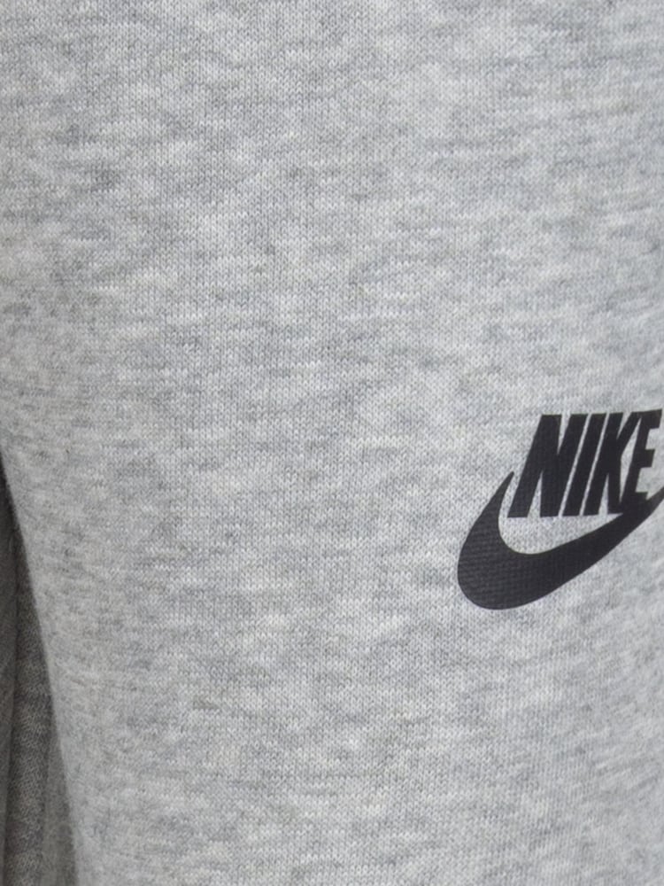 Nike Grey Little Kids Long Sleeve T-Shirt and Tracksuit Joggers - Image 7 of 7