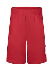 Nike Red Little Kids Club T-Shirt and Shorts Set - Image 6 of 7