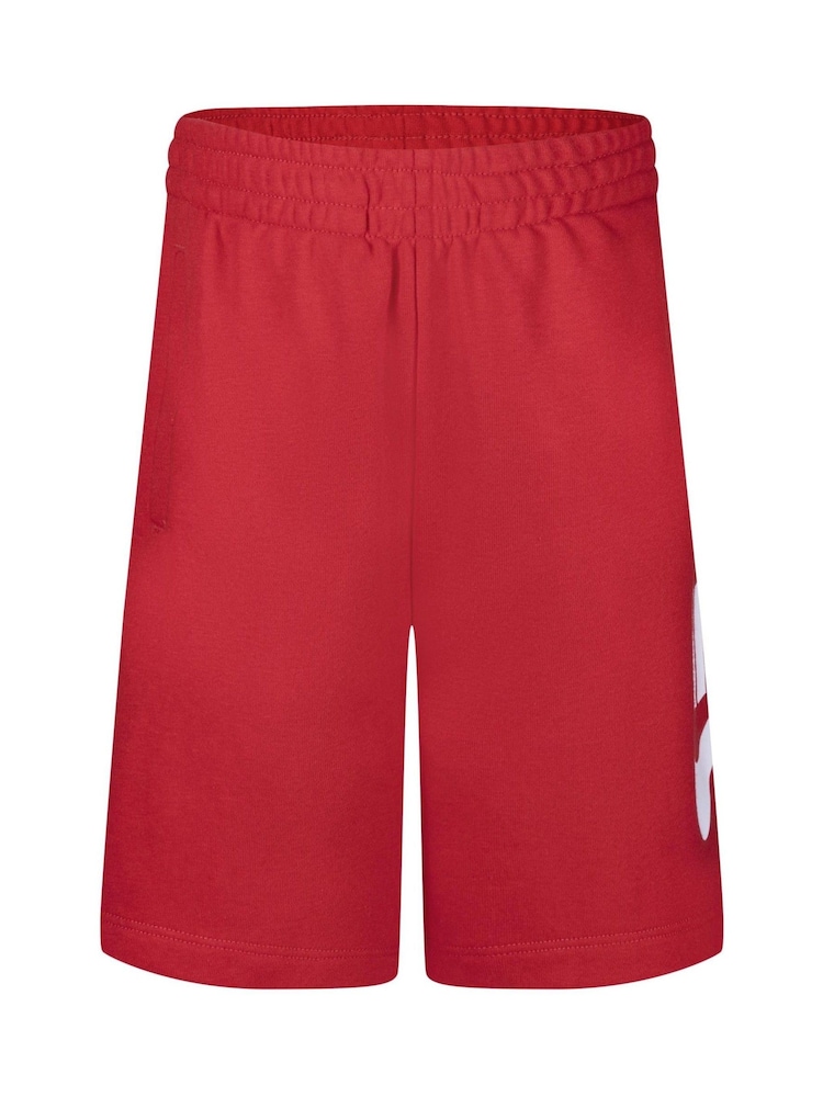Nike Red Little Kids Club T-Shirt and Shorts Set - Image 6 of 7