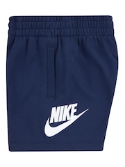 Nike Navy Little Kids Club T-Shirt and Shorts Set - Image 5 of 5