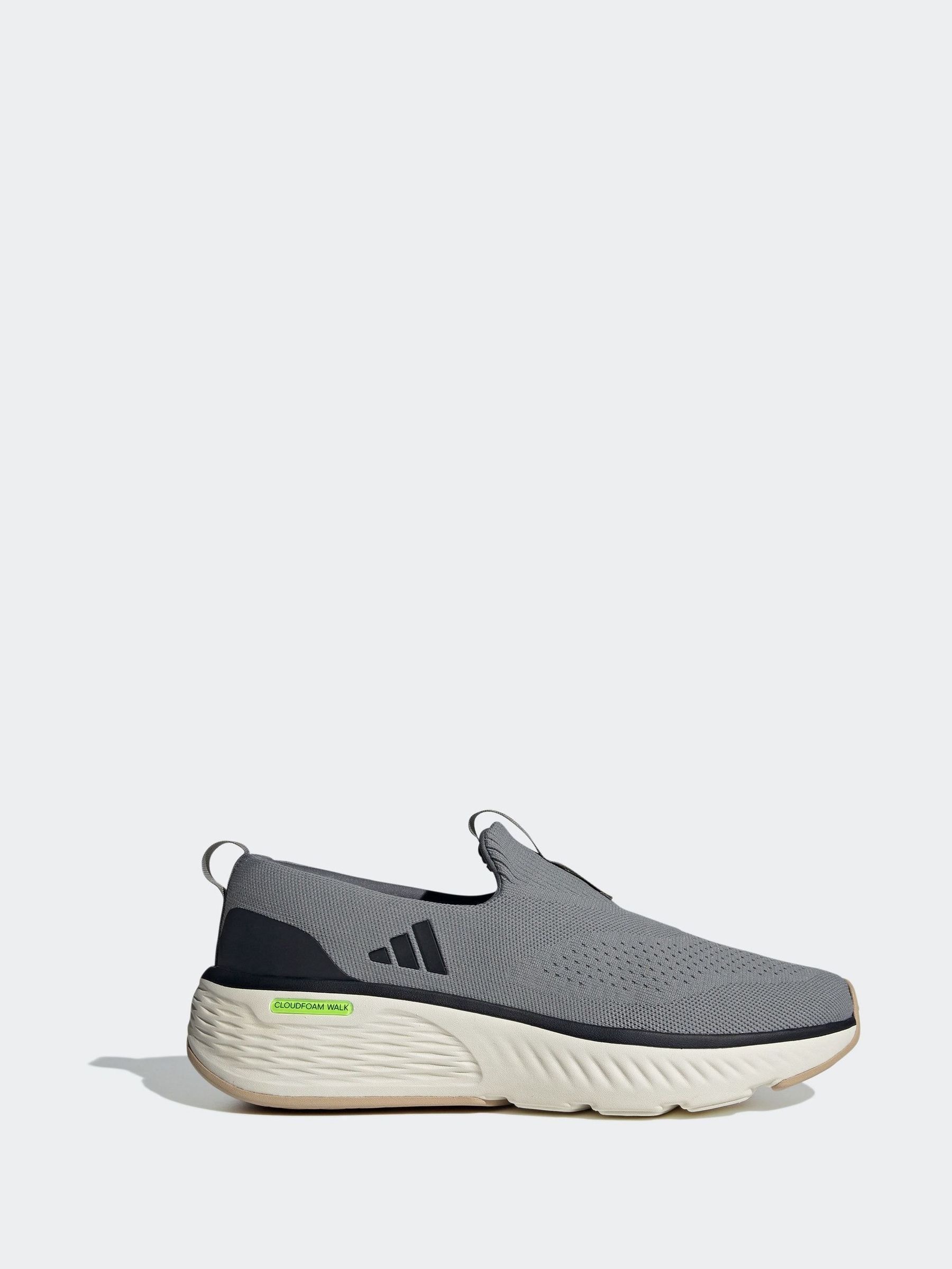 adidas Grey Black Cloudfoam Go Lounger In Trainers