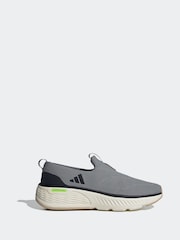 adidas Grey/Black Cloudfoam Go Lounger In Trainers - Image 1 of 10