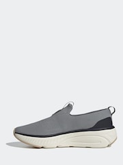 adidas Grey/Black Cloudfoam Go Lounger In Trainers - Image 2 of 10