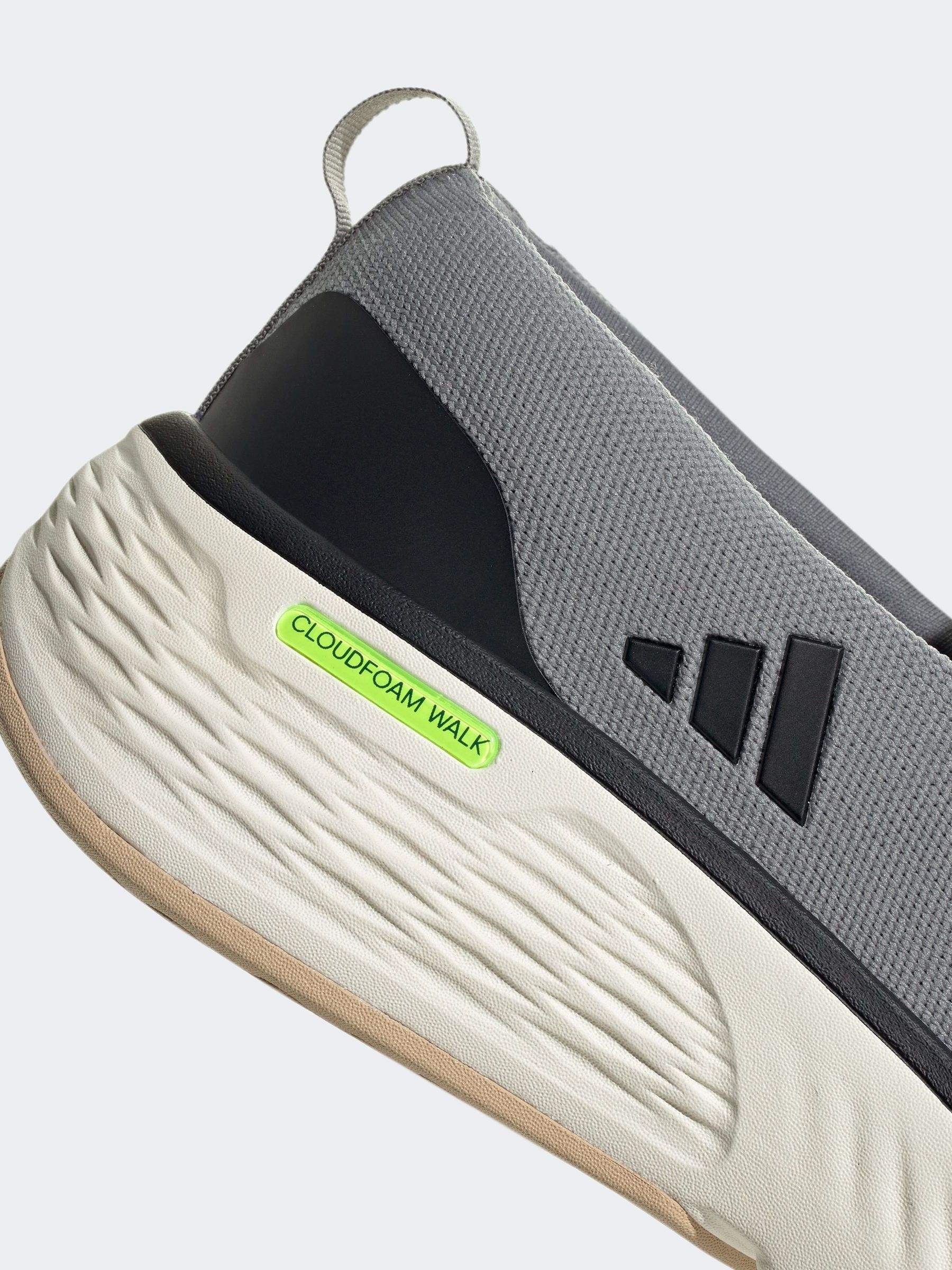 adidas Grey Black Cloudfoam Go Lounger In Trainers
