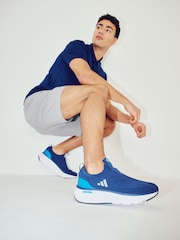 Negro/azul marino - Zapatillas sin cordones estilo calcetín Cloudfoam Go de adidas - Imagen 2 de 3