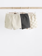 Monochrom - Strukturierte Baby-Shorts aus 100 % Baumwolle im 3er-Pack - Bild 2 von 7