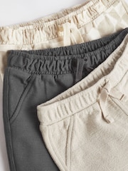 Monochrom - Strukturierte Baby-Shorts aus 100 % Baumwolle im 3er-Pack - Bild 4 von 7