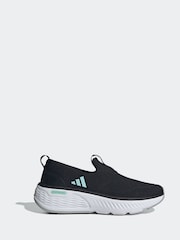 adidas Black/Teal Cloudfoam Go Lounger Shoes - Image 1 of 8