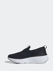 adidas Black/Teal Cloudfoam Go Lounger Shoes - Image 2 of 8