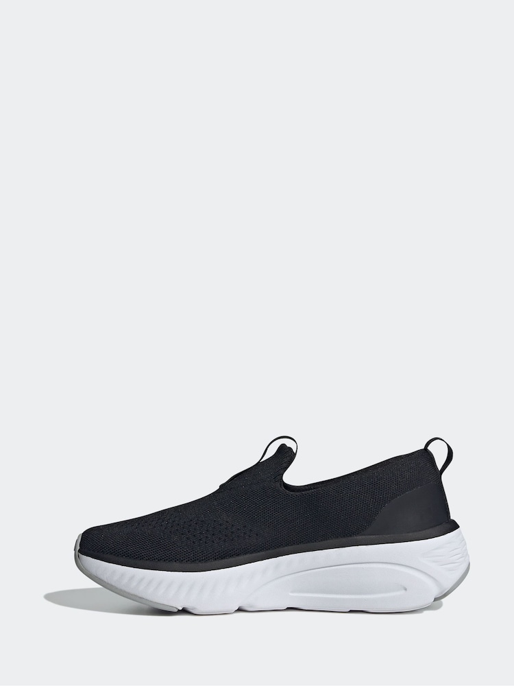 adidas Black/Teal Cloudfoam Go Lounger Shoes - Image 2 of 8