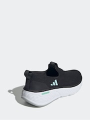 adidas Black/Teal Cloudfoam Go Lounger Shoes - Image 4 of 8