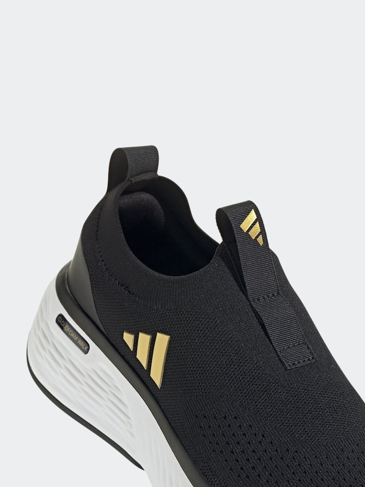 adidas Black/Gold Cloudfoam Go Shoes - Image 11 of 11