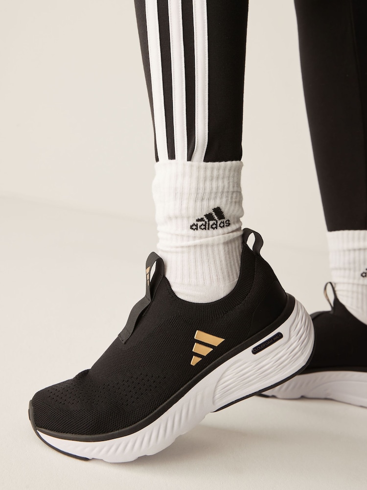 adidas Black/Gold Cloudfoam Go Shoes - Image 2 of 11