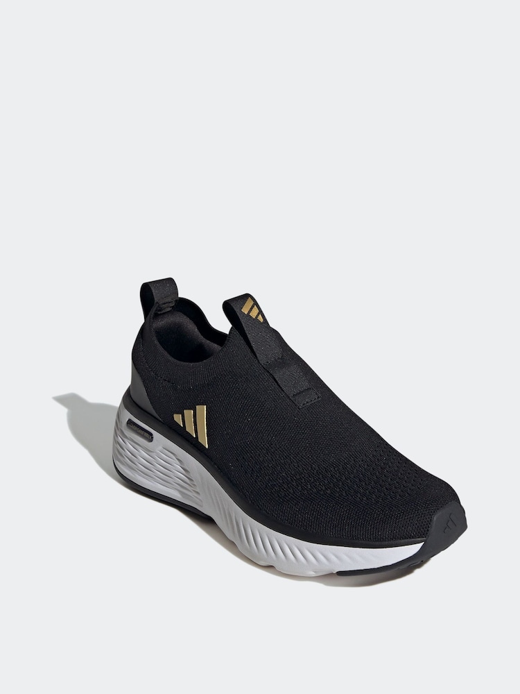 adidas Black/Gold Cloudfoam Go Sock Shoes - Image 6 of 11