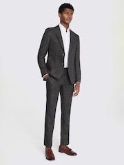 Зеленый хаки - Строгий стиль - MOSS Linen Jacket - Изображение 3 из 5