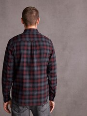 Red Signature Brushed Flannel Check Shirt - Image 3 of 6