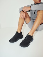 adidas Black Grey Cloudfoam Move Sock In Trainers - Image 1 of 10