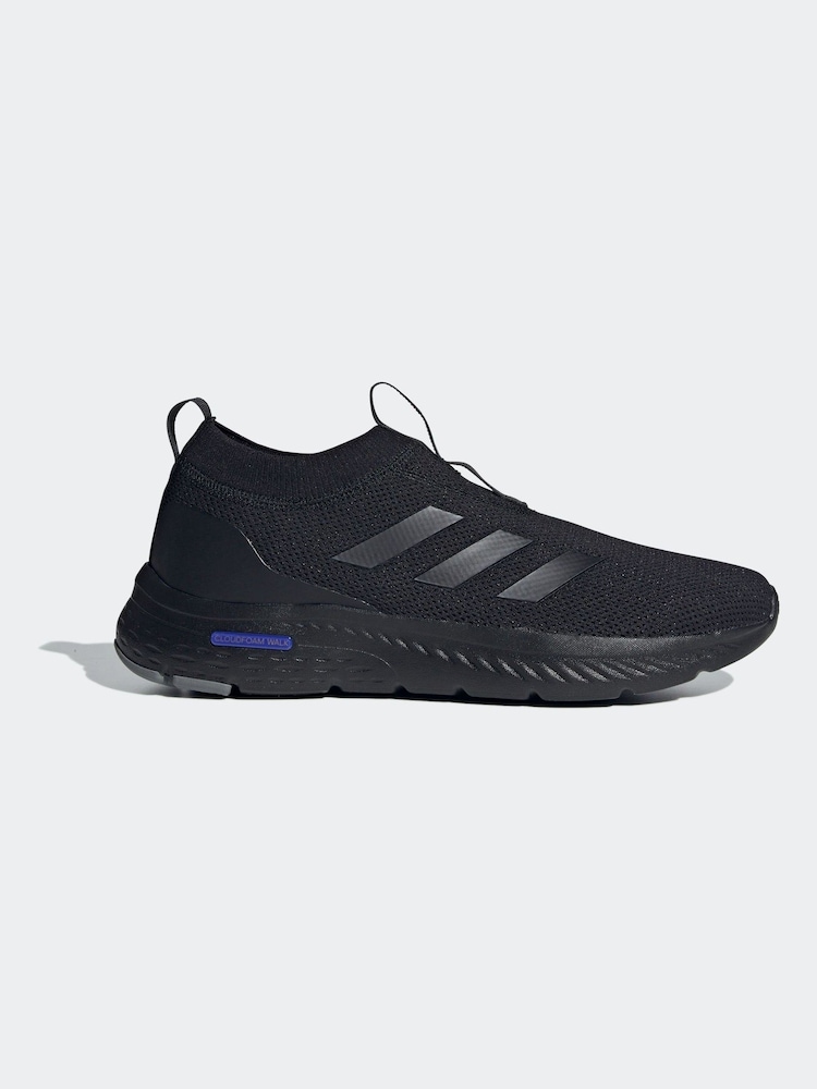 adidas Black Grey Cloudfoam Move Sock In Trainers - Image 3 of 10
