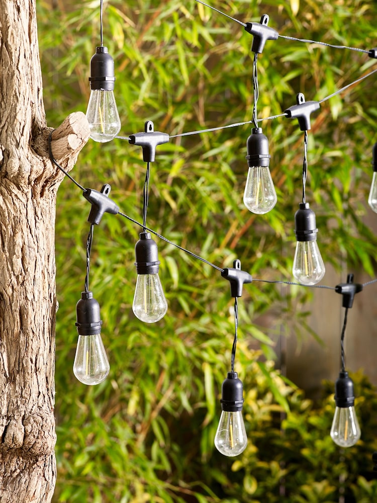 White Mains Filament LED Festoon Outdoor Line Set of 30 - Image 1 of 4