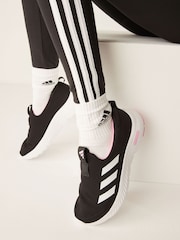 adidas Black/Pink Cloudfoam Move Lounger In Trainers - Image 1 of 11