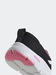 adidas Black/Pink Cloudfoam Move Lounger In Trainers - Image 11 of 11